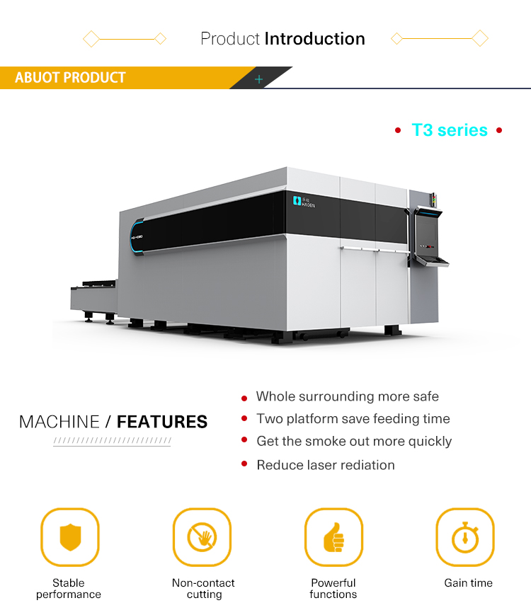 Stainless Steel Sheet fiber laser cutting machine