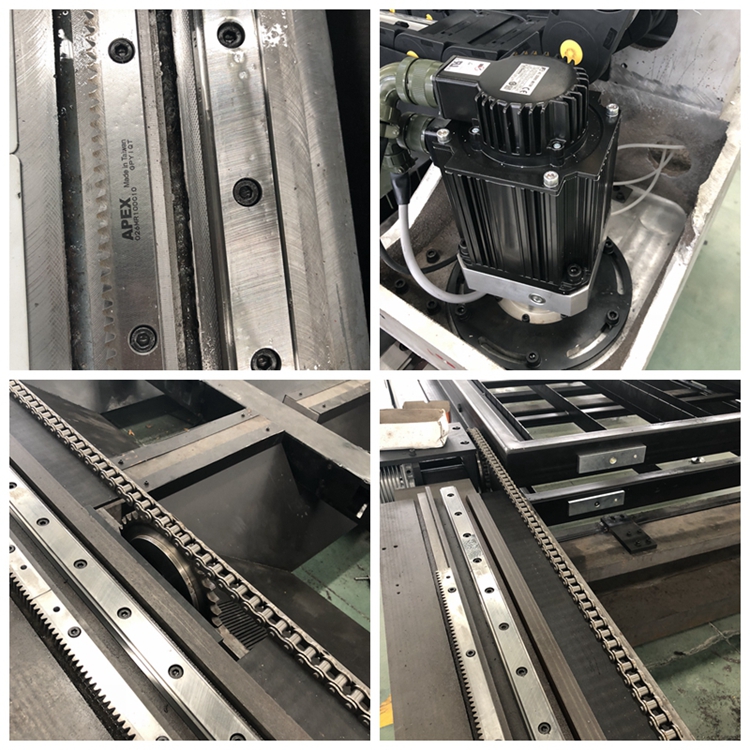 8000W fiber laser cutting machine