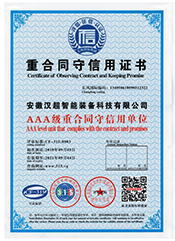 守合同重信用证书